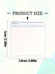 多用途拉链收纳袋 - 可重复使用，适用于珠宝、药品、旅行必备品，安全闭合，便携式旅行收纳袋，可重复使用的物品收纳袋，拉链袋套装，珠宝收纳袋，便携式收纳袋，珠宝卷，珠宝卷整理器