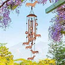 34-Inch Dachshund Wind Chime, Outdoor Gift, Dachshund Themed Gift, Suitable For Men And Women, Can Be Used As A Birthday Or Memorial Gift For Mother, Grandmother, Wife, Or Friend. Can Be Used Indoors/Outdoors As A Wind Chime, Home Decor, Lawn, Porch, Patio, Or Garden Decoration.