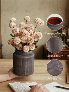 Farmhouse Vase For Home Decor, Vintage Rustic Terracotta Flower Vase Suitable For Home Decor, Living Room, Shelf, Dining Table, Room Decor, Home Decor, Birthdaydecor,Kitchen,Wedding, Bedroom Decor, Livingroom Decor, Gift, Party Decor,Bestfriend Gifts