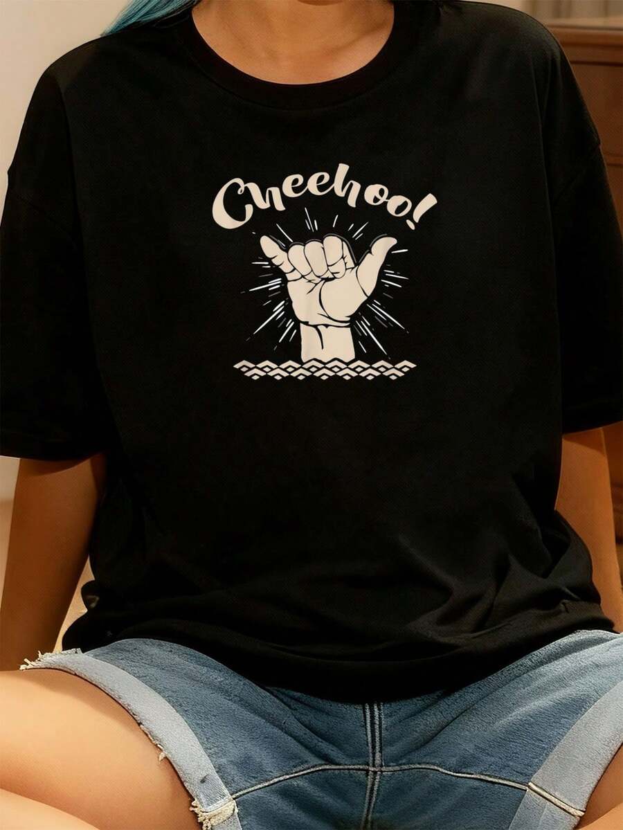 Women T-Shirts - Black - View 1