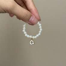 【仅项链】创意新款10厘米娃娃第四代迷你Labobo陶瓷娃娃吊坠，可爱珍珠字母项链，适用于Labobo娃娃 - 彩色 - 查看 24