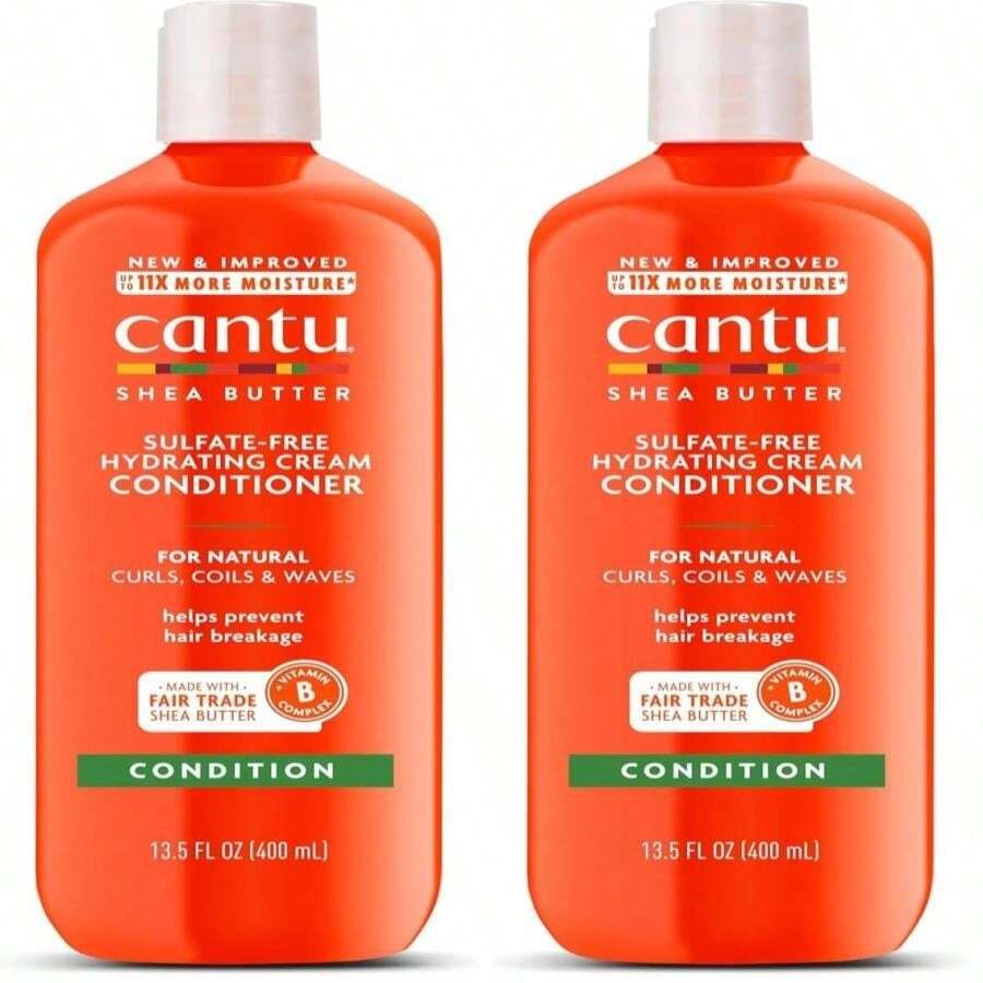 Cantu Cream Conditioner With Shea Butter, 13.5 Fl Oz | For Natural Hair | Pack Of 2 - ColorB - View 1