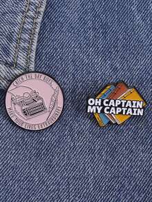 Funny Book Lover Enamel Pin Bookish Brooch Pines Lapel Pins Badge On Backpack Clothing Accessories Fashion Jewelry Reading Gift