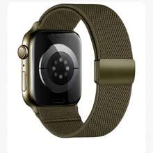 Pulseira Tecelagem nylon com Fecho irmã Compativel para Apple watch 11 10 46mm 42mm serie 11 10 9 8 7 5 6 4 3 Se 38/40/41/42/44/45 - Multicolorido - Visão 79