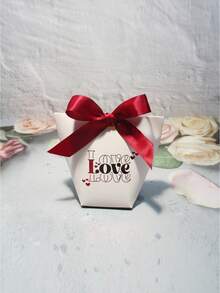 Cutie de bomboane romantice de Ziua Îndrăgostiților cu 6/12 buc, cutie cadou de ciocolată pentru petrecerea de Ziua Îndrăgostiților, ambalaj pentru favoruri - Multicolor - Vizualizare 5