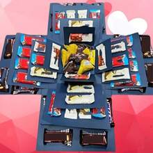 DIY Surprise Explosion Gift Box Birthday Gift Box Surprise Explosion Box Candy Wedding Birthday Surprise Box For Birthdays Valentine's Weddings - Multicolor - View 6