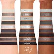 ColourPop Blowin' Smoke Eyeshadow Palette - Silver &Amp; Smokey Eye Eyeshadow Palette With Metallic &Amp; Matte Finishes - High-Pigment Eye Makeup With Long-Wearing Formula (0.3 Oz) - MàuC - Xem 3