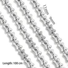 1米39.37英寸不锈钢高品质骨镀金字母O链卷链，适用于DIY珠宝制作材料 - 鏈條 - 查看 14