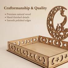 1pc Creative Ramadan Tray, Eid Decoration, Dining Table Decor, Ramadan Tray, Home & Garden Platter | Greeting Cards & Party Supplies | Party Decorations