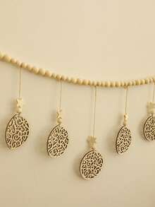 1 món đồ trang trí treo tường hình trăng khuyết bằng gỗ đính hạt, phong cách Boho trang trí nhà cửa cho phòng khách và phòng ngủ, tranh treo tường hình chu kỳ mặt trăng huyền bí, nghệ thuật trang trí tường hình ngôi sao và mặt trăng tua rua phong cách Bohemian. - Nhiều màu - Xem 9