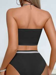 2pcs Women's Simple Wireless Seamless Bras, Comfortable Soft Sleep Bras - Multicolor - View 5