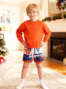 Ice Cream Shorts Boy Clothes, Gifts For Teen Kids Boys Unisex, Trunks Sweatpants Underwear Pants, Boys Christmas PaJChristmas Birthday Gifts For Teenage Dress, Thanksgiving Outfit, School Sport Running Pants, Running Pants, Basketball Shorts - 白色塗鴉 - 查看 4