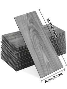 25pcs Wood Grain Self-Adhesive Anti Slip Floor Sticker, Thickened Polyethylene Foam Sticker, Waterproof And Wear-Resistant, Peel And Stick, Easy To Clean And Detachable, Suitable For Decoration In Living Rooms, Kitchens, Offices, And Bedrooms