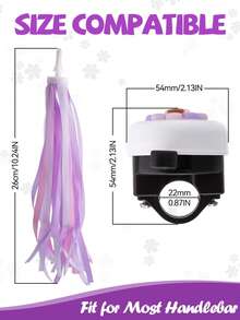 Aluminum Bicycle Bell, Crisp And Loud Sound, Flower Bicycle Bell Warning Bell, Suitable For Bicycle, Scooter - Multicolor - View 7