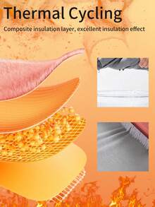 1 Set Women Grey Turtleneck Thermal Underwear Set, Fashionable Design, Slim Fit, Warm & Comfortable, Elastic, Autumn/Winter Gift