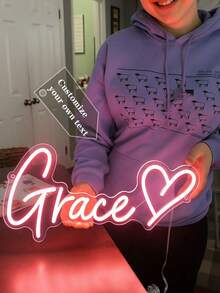 Customized Neon Name Sign, Wedding Decor, Neon Name Light, Kids LED Neon Light, Personalized Gift, Bedroom Decor, Home Decor USB LED Lamp, Birthday Gift, Nursery Sign, Nursery Letters, Kids Room Decor, Nursery Decor, Unique Ideal Gift, For Him/Her, Children's Day, Father's Day, Graduation, Wedding