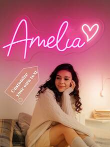 Customized Neon Name Sign, Wedding Decor, Neon Name Light, Kids LED Neon Light, Personalized Gift, Bedroom Decor, Home Decor USB LED Lamp, Birthday Gift, Nursery Sign, Nursery Letters, Kids Room Decor, Nursery Decor, Unique Ideal Gift, For Him/Her, Children's Day, Father's Day, Graduation, Wedding