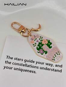 Women's Simple And Elegant Alloy Drip-Painted Twelve Constellation Bag Charm Bag Accessory Suitable For Car Keychains Bag Decorations Student Bags Couple Charms Small Gifts For Best Friends. Key Chain Gifts For Women Stocking Stuffers Teacher Gift Sister Gifts