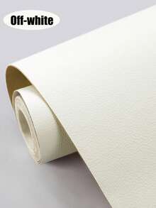 1卷自粘人造革补丁，适用于沙发修补、汽车内饰、皮革床翻新、软硬装饰覆盖——防褪色、强力粘性、耐磨、耐用、抗撕裂、抗拉伸，颜色可选：黑色/棕色/白色/蓝色/橙色