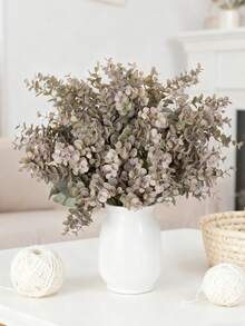 1/80 قطعة ، طول 12.99 بوصة ، باقة أوراق دائرية اصطناعية ، باقة نباتات مزيفة ، زهور اصطناعية ، مركز زهور مزيف ، مناسب لباقة زفاف DIY ، حفلة ، منزل ، غرفة المعيشة ، المطبخ ، الحديقة ، الفندق ، المكتب ، إكليل DIY ، هدية ، ديكور طاولة ، ديكور عيد الميلاد ، ديكور داخلي / خارجي ، زهور بلاستيكية مزيفة بالجملة لديكور المزهريات ، ديكور منزلي ريفي ، زفاف بوهيمي - أرجواني فاتح - مشاهدة 1