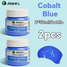 2 Bottle Marie's Fabric Paint, 50ml/1.7fl. Oz - Vibrant Colors Available For Clothes Permanent, Professional Textile Pigments Kit For Artists & Crafters, Ideal Gifts Art Tools For T-Shirts, Shoes, Jeans, Canvas Bags, DIY Projects In Christmas, New Year - 2pcs - View 23