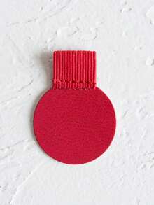 1 件自粘圆形笔筒，防水皮革表面便携式笔夹，适用于家庭、办公室和学校，笔记本配件返校，返校，学校用品