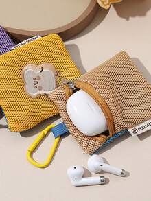 Multifunctional Earphone Case, Cartoon Cute Earphone Pouch, Key Coin Purse Pendant Bag - Multicolor - View 2