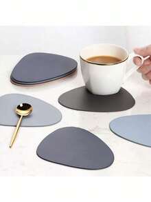 Best-Selling Asymmetric PU Waterproof, Oil-Resistant, Heat-Resistant Placemat, Dining Mat, Bowl Mat - Multicolor - View 3