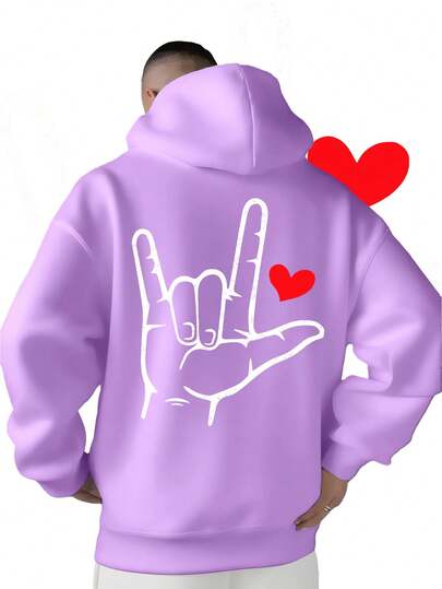 Sudadera con capucha de moda deportiva casual para hombres, estampado geométrico, tejido de poliéster, ajuste regular, sudadera con capucha ligeramente elástica, cordón, bolsillo canguro, adecuada para las temporadas de primavera y otoño