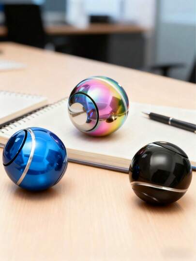 XIANG YU Juguete antiestrés, juguete sensorial para adultos, juguete de escritorio de oficina, girador de dedos de metal, regalo perfecto para cumpleaños y días festivos