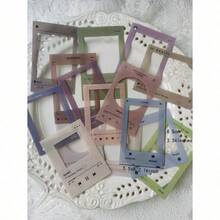 15pcs Mixed Pattern Sticker, Modern Waterproof Frame Print Decal For Office, School Back To School - Nhiều màu - Xem 4