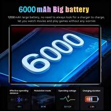 Qetupa 10-Inch Android Tablet, Octa-Core Processor, 4GB RAM, 128GB Storage, Expandable Up To 1TB, 6000mAh Battery, 1280x800 HD Touchscreen, 5MP + 13MP Dual Cameras, Wi-Fi, Bluetooth 5.2, 2MP + 5MP Dual Cameras - Blue - View 5