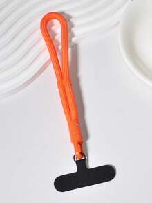 1pc Premium 360° Rotating Anti-Twist Phone Lanyard, With Metal Clasp, Anti-Lost Adjustable Wrist Strap, Durable Polyester Cord, Multifunctional Smartphone Hanging Strap, Solid Color Unisex Camera/Key Chain Pendant, With Spacer