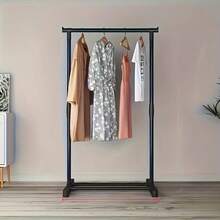Double-Rod Clothes Rack, Can Hang Clothes, Multifunctional Bedroom Garment Rack - Một cỡ - Xem 5