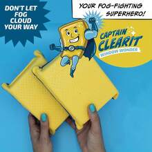 Extra Large Window Defogging Sponge, Super Absorbent Self-Cleaning, No Residue Glue - Multicolor - View 4