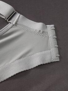 3pcs Women's Underwire Bras - Wide Strap, Lift, Side Support, Comfortable & Fashionable, Full Coverage, Confident All Day - Multicolor - View 8