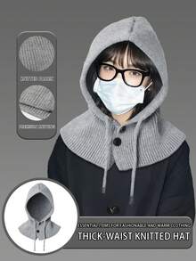 Men's And Women's One-Size-Fits-All Ski Hat With Neck Strap - All-Season Neck Warmers - Winter Hats - Cold Weather Neck Wraps - Blaklava Hat - Outdoor Sports Hats - Blaklava Windproof Neck Warmers - Multicolor - View 1