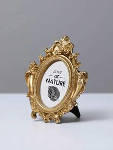 1 Khung ảnh hình oval cổ điển - Kính mạ đồng và vàng, chế tác thủ công châu Âu, thiết kế nghiêng, kèm chân đế, có thể treo tường/để bàn - Thích hợp cho phòng khách, trang trí nhà cửa sang trọng, trưng bày vật phẩm sưu tầm - Khung ảnh phong cách retro - Trang trí thế hệ Millennials - Nghệ thuật gia truyền - Phụ kiện kệ trưng bày được tuyển chọn - Điểm nhấn trang trí phòng thanh lịch - Nhiều màu - Xem 9