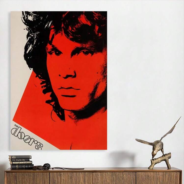 Póster de arte vintage de blues y rock enmarcado - Impresión de leyenda musical Memorabilia musical DESCARGA IMPRIMIBLE - Multicolor - Añade 3