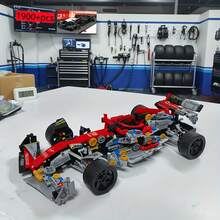 1900+Nuevos juguetes de carreras, bloques de construcción de carreras de ciudad de alta tecnología, material ABS y diseño exquisito, que muestran tus habilidades de carreras, perfectos para mejorar la habilidad manual y la creatividad - Multicolor - Ver 1