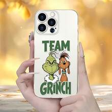 Funda para móvil con el personaje del , compatible con teléfonos ,  17,  16 Pro Max,  15 Pro Max,  13 y  12. Fabricada en TPU, ofrece protección contra golpes y caídas. Un regalo perfecto para amigos y familiares, para las fiestas y como sorpresa navideña. - transparente - Ver 1