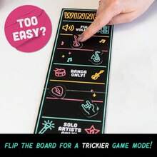 Lucky Egg Official  Family Karaoke Board Game W/Foam Mic 8+ Ages 2-10 Players - Games For Bad Singers W/ 250 Lyrics 125 Cards For Hilarious Game Nights And Birthday Party Gift - như hình ảnh - Xem 6