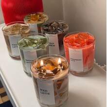 抹茶咖啡香氛蜡烛罐装，家居装饰蜡烛，芳香疗法，适合冥想/瑜伽/放松，男女皆宜的完美礼物，生日/母亲节/父亲节/周年纪念日/感恩节/情人节/婚礼的理想之选