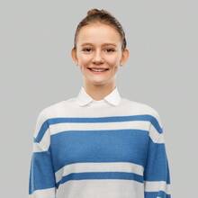 Detachable Dickey Collar Blouse For Women, Fake Half Shirts Faux False Collar For Girls Favors - Round Collar, White - View 4