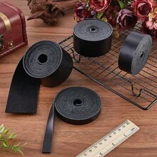 2.5cm * 2M/0.98in * 78.74in Single-Sided Handmade Handle, Artificial Leather Strap, Satin Ribbon Jewelry Making, Rope Material