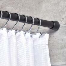 Curtain Window Rods - White - View 9