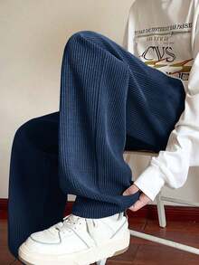 1pc Boys/Teens' Solid Color Versatile Casual Sports Pants