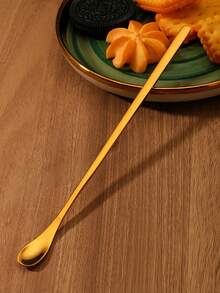 Stainless Steel Mixing Spoon - Premium Quality For Your Mixing Needs! Durable & Rust - Resistant, This Spoon Is Perfect For Kitchen, Bar, Or Cocktail Mixing. Ensures Comfortable Grip. Ideal For Stirring, Blending, And Serving