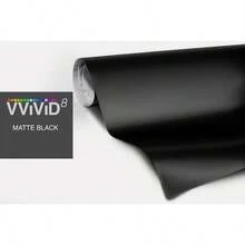 Black Matte Car Wrap Vinyl Roll With Release 3MIL - VViViD8 1.5FT X 5FT - 1ft X 2ft - View 4