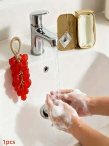 1pc Dopamine Grape Soap, 7 Colors Portable Hand Beauty Cleansing Soap, Grape Scented Soap - Hand Repair Savior For Dry, Rough Skin In Autumn/Winter, 3-In-1 Hand Wash Soap To Keep Hands Clean, Lightly Scented, And Maintain Soft Skin - Multicolor - View 18